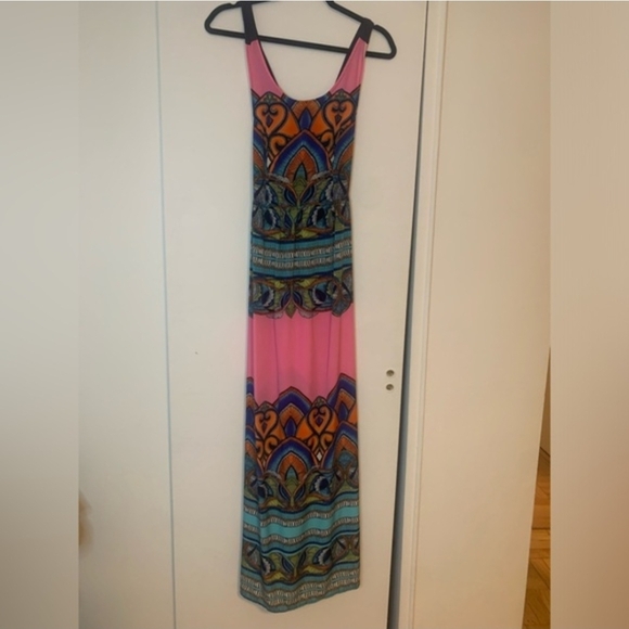Sage Dresses & Skirts - Sage Bohemian Floral Maxi Dress Small EUC